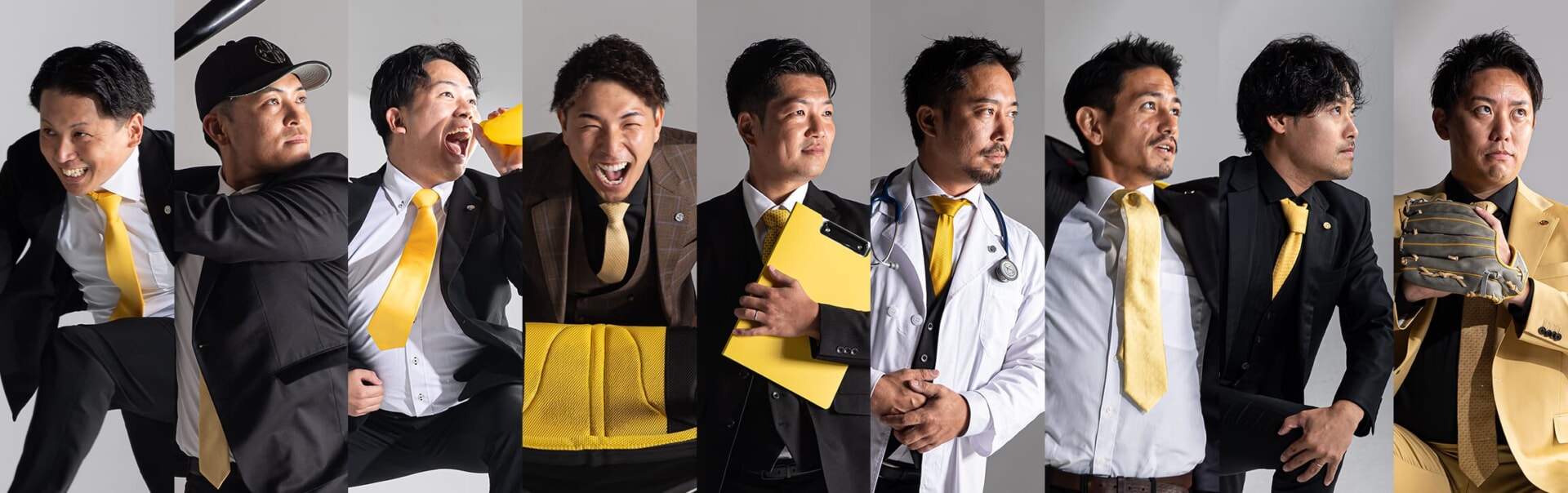 Nine Groupの会社パンフレット表紙撮影風景